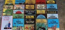Les Aventures de Tintin, Lot de 23 BD, Divers titres