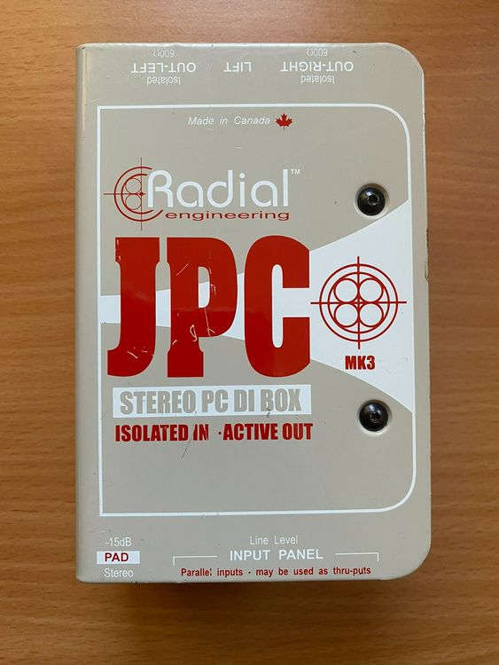 Stereo PC DI Box JPC | Kaufen auf Ricardo