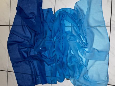 Swarovski Schal Foulard Pareo Halstuch mit Strass Steinen