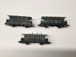 N Waggons, 3 Stück, Vintage