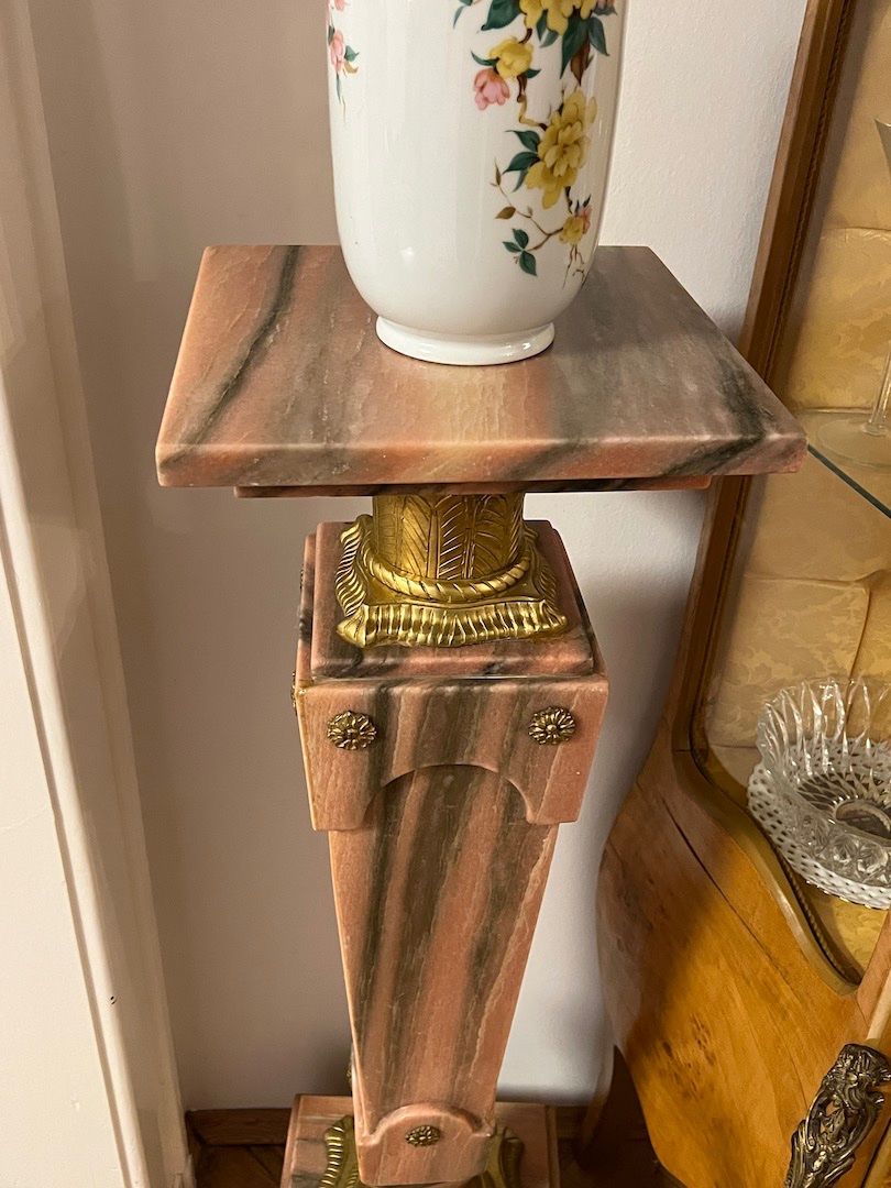 Cassettiere: Barock Marmor Kommode Tisch Beistelltisch Konsole Barockstil – Usato da Gemünden venduto da GEUENWALD 4