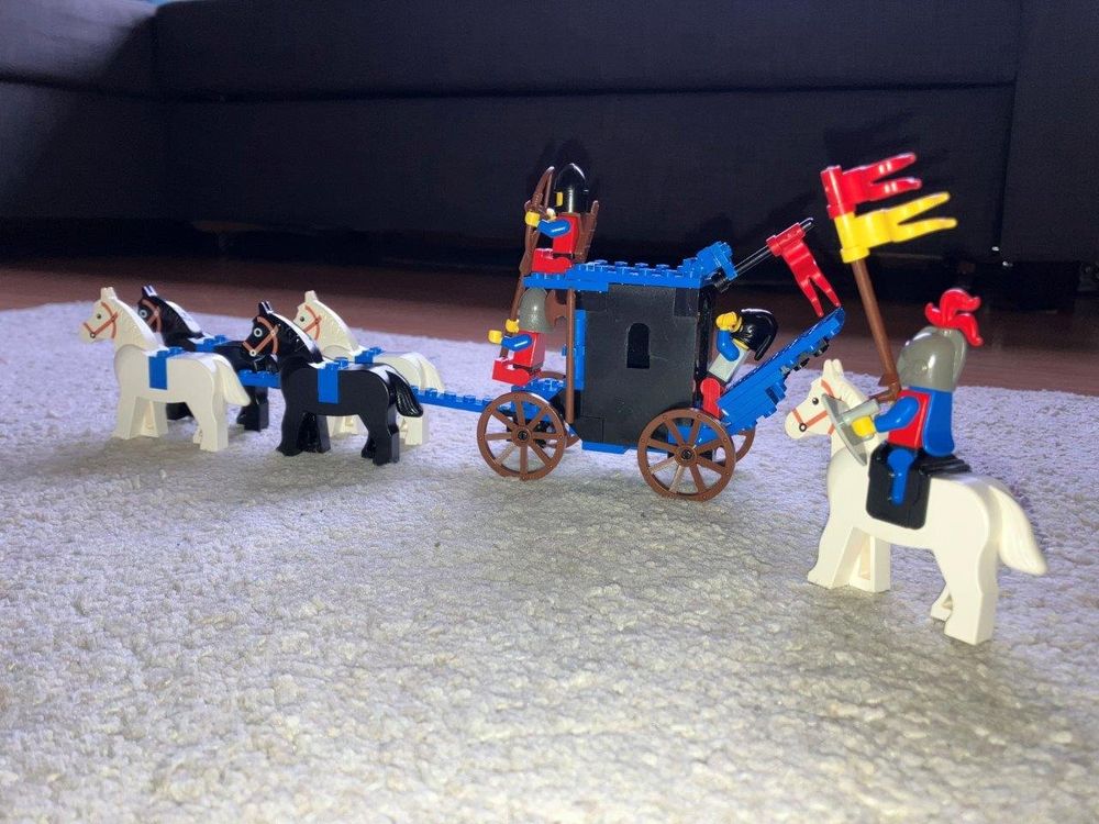 Lego-Ritterburg 6080 Löwenritter, Katapult, Gef.-Kutsche (Gebraucht) in ...