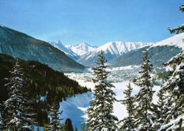 DAVOS Blick auf Tinzenhorn - Piz Michel und Altein