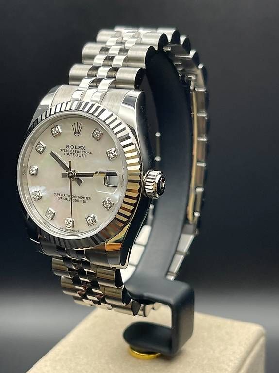 Rolex Orologi: Rolex Datejust 31 Mutterperlmutt und Diamanten 178274 – Usato da Lugano venduto da luganotopwatches 2