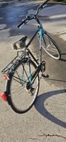Bicicletta da donna blu e nera misura M usata