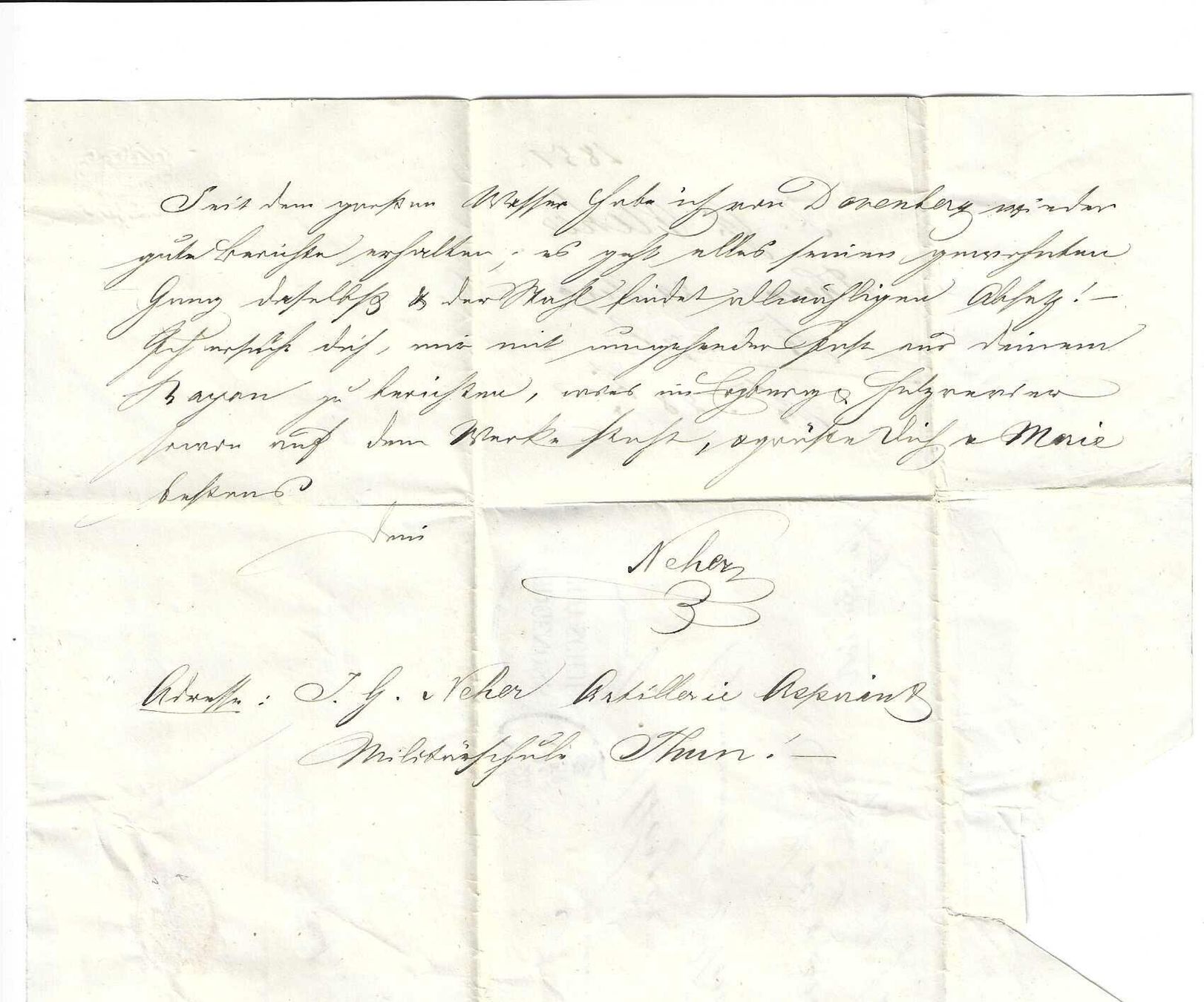 Tous les timbres: Feldpost-Brief 1851 !! – D'occasion à Weinfelden par Fortuno 2