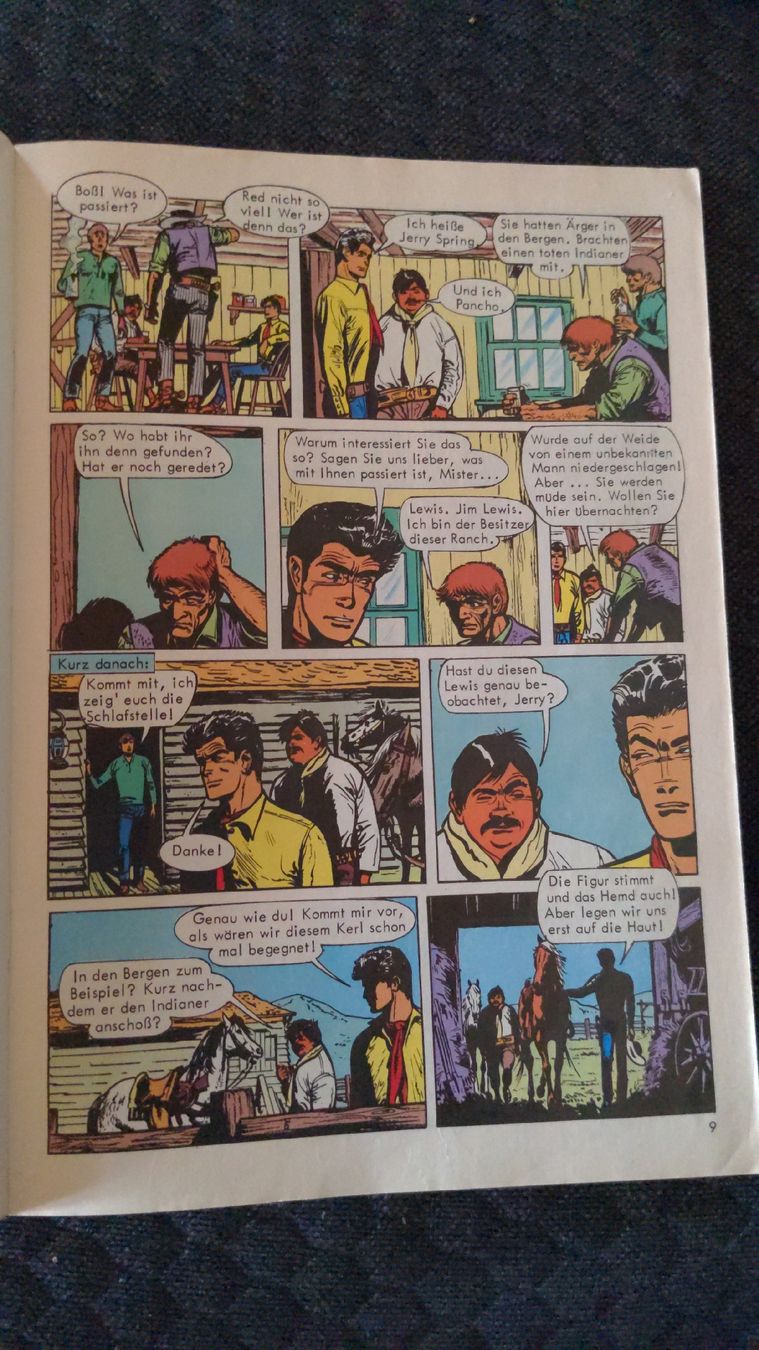 Fumetti: Jerry Spring - Der Mann aus Texas Nr. 9 - Erstauflage – Usato da Niederscherli venduto da Mon_Art 4