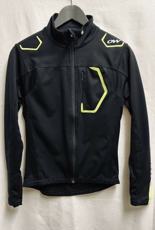 Sportjacke Softshelljacke OW schwarz neongelb Gr. S