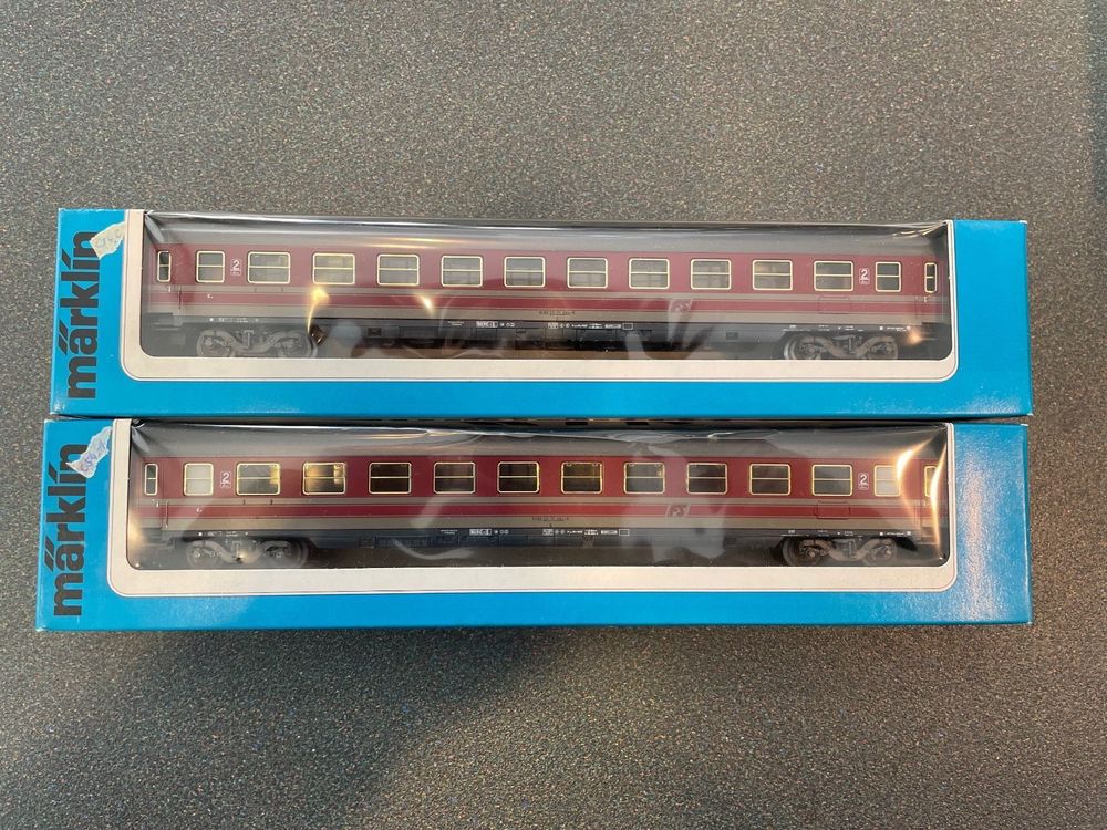 Wagon Märklin H0 UIC-X B 2e Classe FS – Modèle 4189 – Occasion