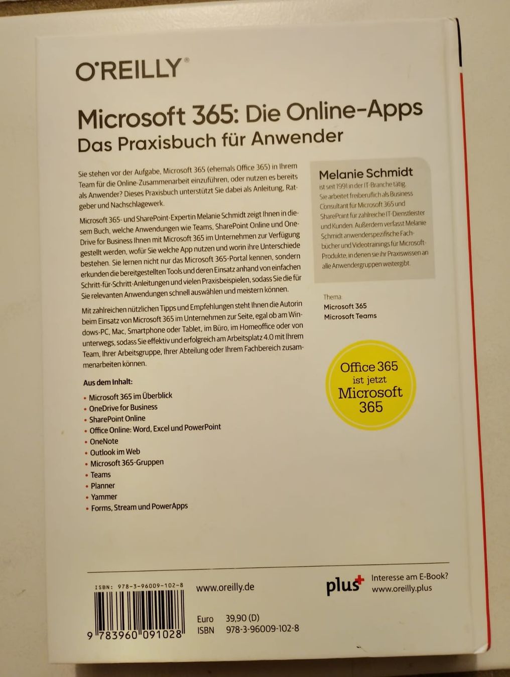 Bücher: Buch Microsoft 365 - Die Online Apps – Gebraucht aus Ehrendingen von 2Guagua2 1