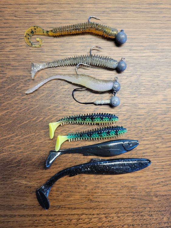 Mini Bladed Jigs Set 3,5-7g Chatter Jigheads Barsch & Zander Köder