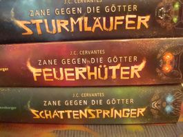 3 Bücher - Zane gegen die Götter - Band 1 - 3