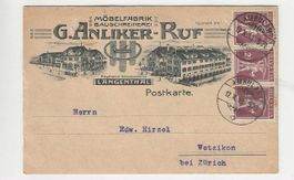 Langenthal, 1918, Litho