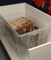 Kleintierzubehör Holz Glas mehrere Teile guter Zustand