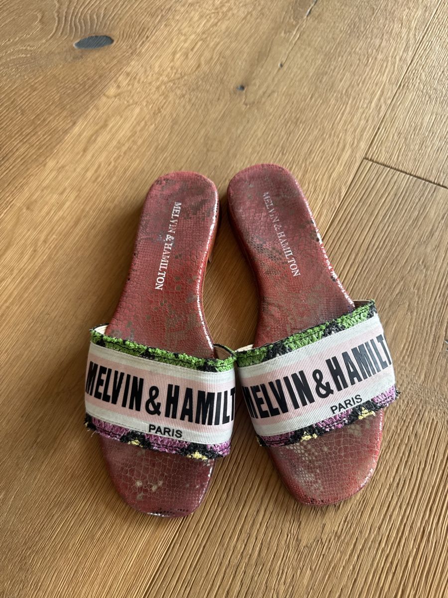Hamilton Damenschuhe: Melvin & Hamilton Leder Pantoletten Gr. 38 – Gebraucht aus Altendorf von PiaLang