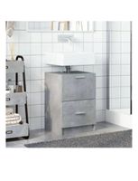 Modernes Regal unter dem Lavabo mit ein 2 Stauräumen