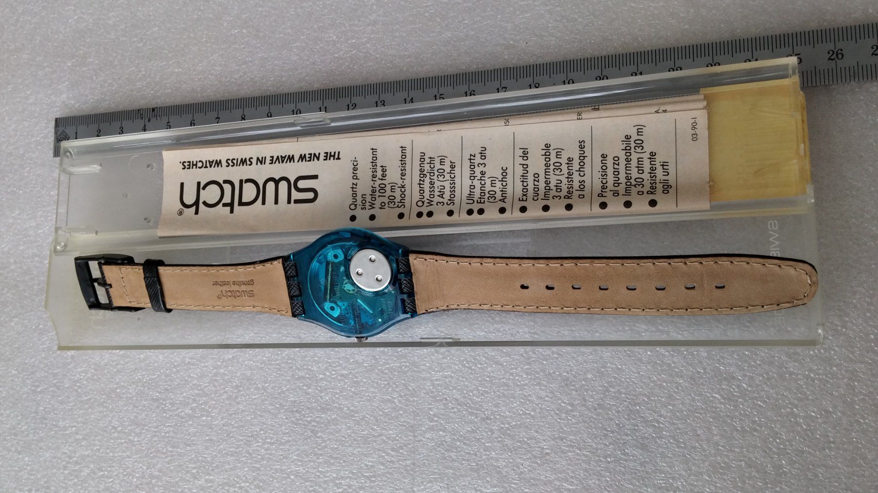 Swatch Orologi: Swatch  1991 Sammleruhr – Nuovo e nell'imballaggio originale da Zürich venduto da sendbad 3
