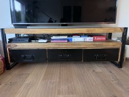 TV-Möbel (Holz/Metall)