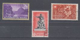 Pro Patria 1z - 5c - 14c oblitérés 135.---