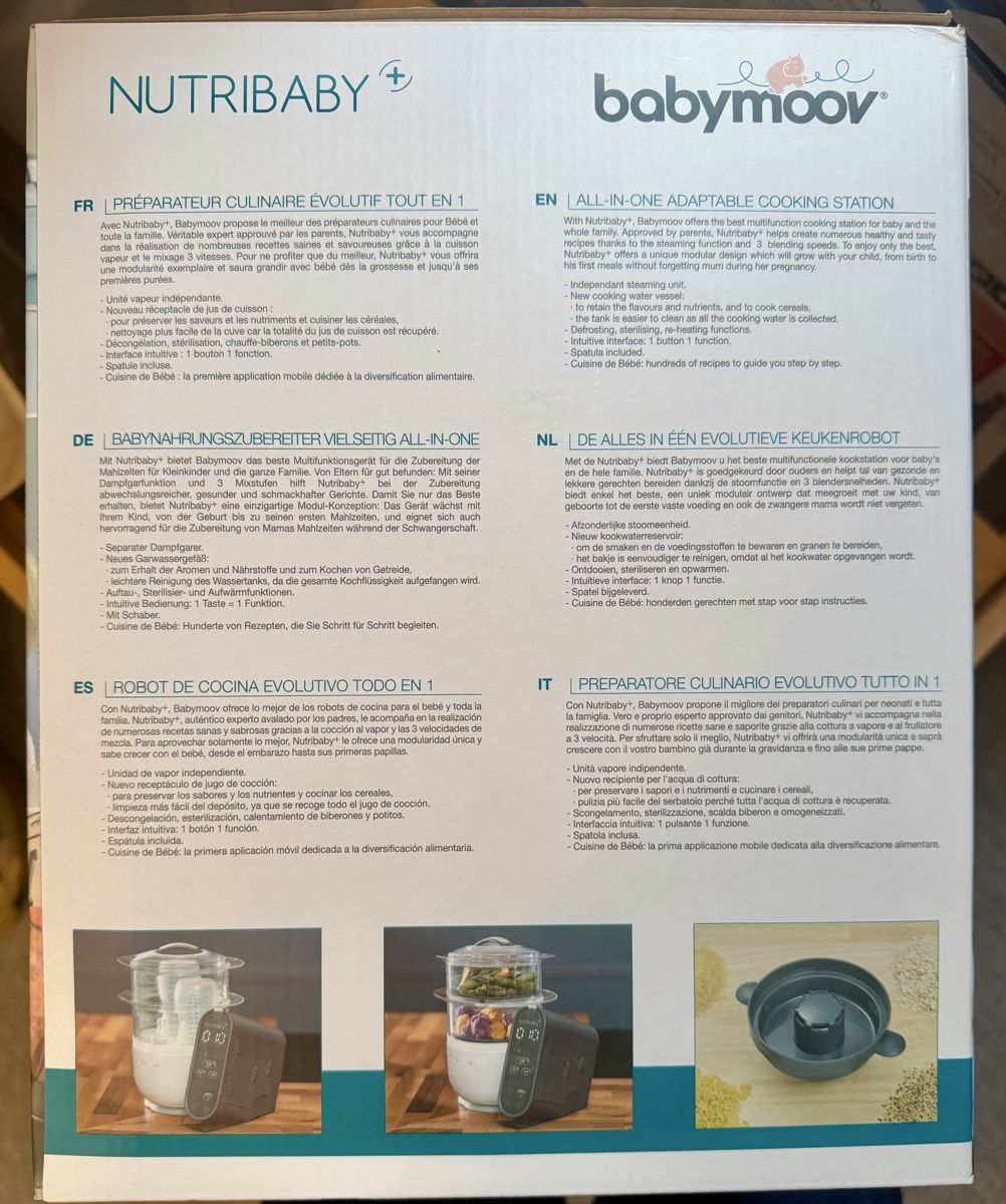 Babymoov Elettrodomestici da cucina: Babymoov Nutribaby+ Kochstation OVP – Usato da Zürich venduto da Corazoncito_7 2