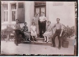 1929, Schneiderei, vermutlich Basel, Familie Wenger