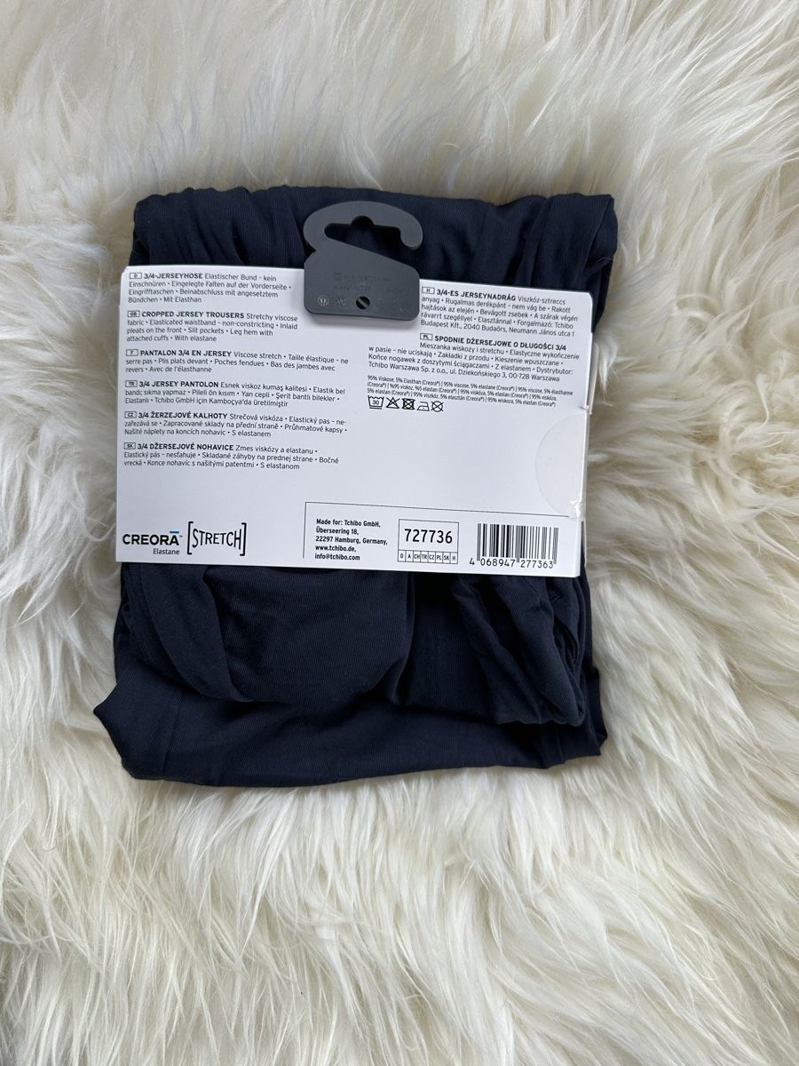Tchibo Pantaloni: 3/4 Jerseyhose/Yogahose – Nuovo e nell'imballaggio originale da Wohlenschwil venduto da Richard2011 2