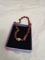 Collier jaspe rouge