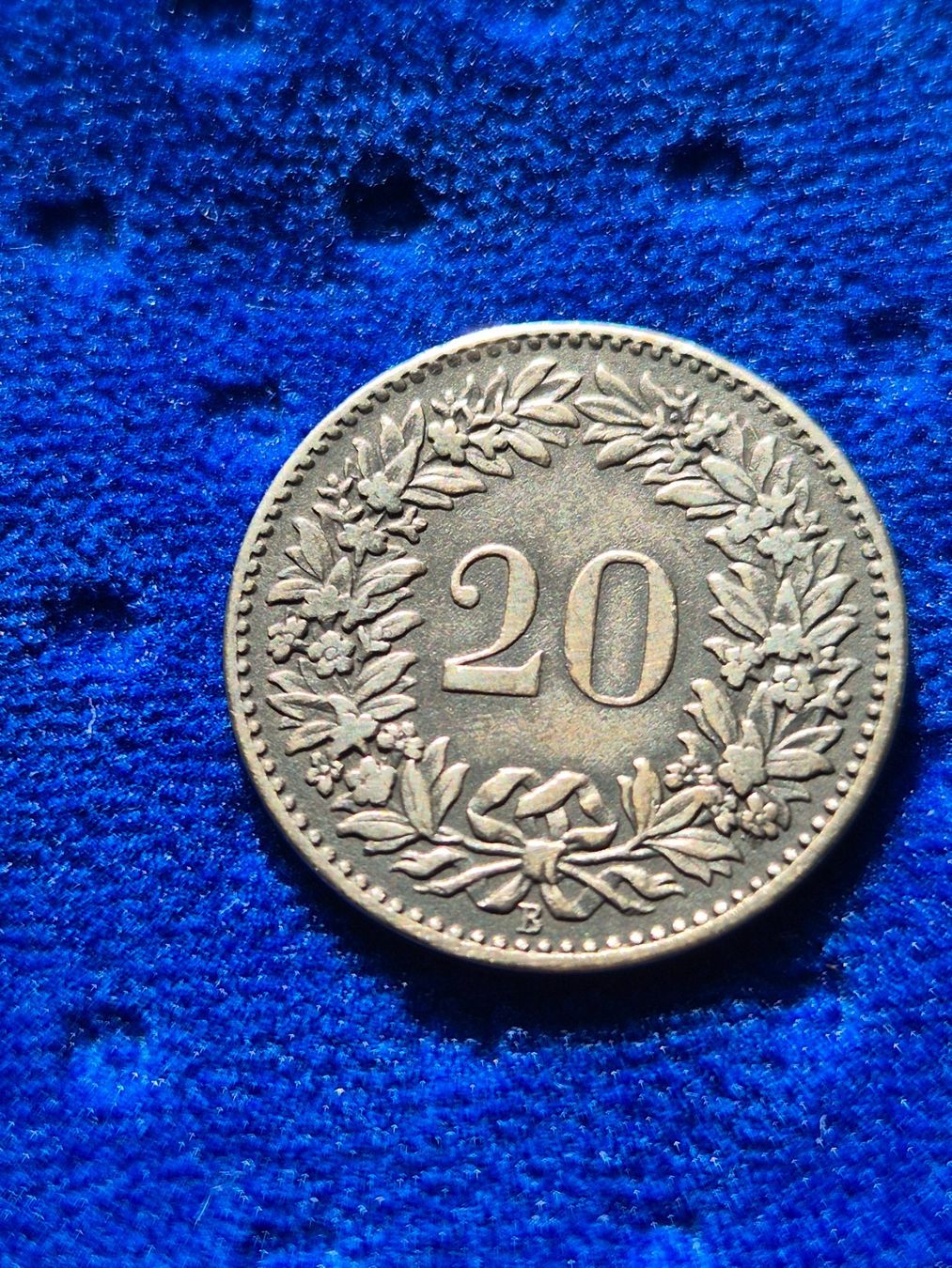 Alle Münzen: Silber Billon 20 Rappen 1858 Schweiz – Gebraucht aus Grenchen von Eidgenossen_Taler 1