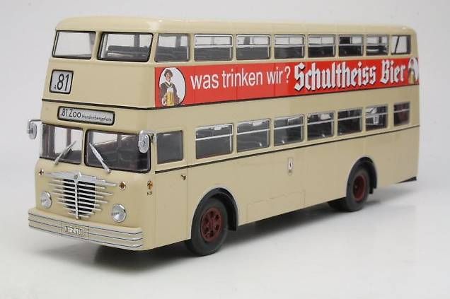 Minichamps Modellini d'auto: MINICHAMPS 1/43 Büssing D2U Heckeinstieg offen – Nuovo e nell'imballaggio originale da Läufelfingen venduto da noooby 1