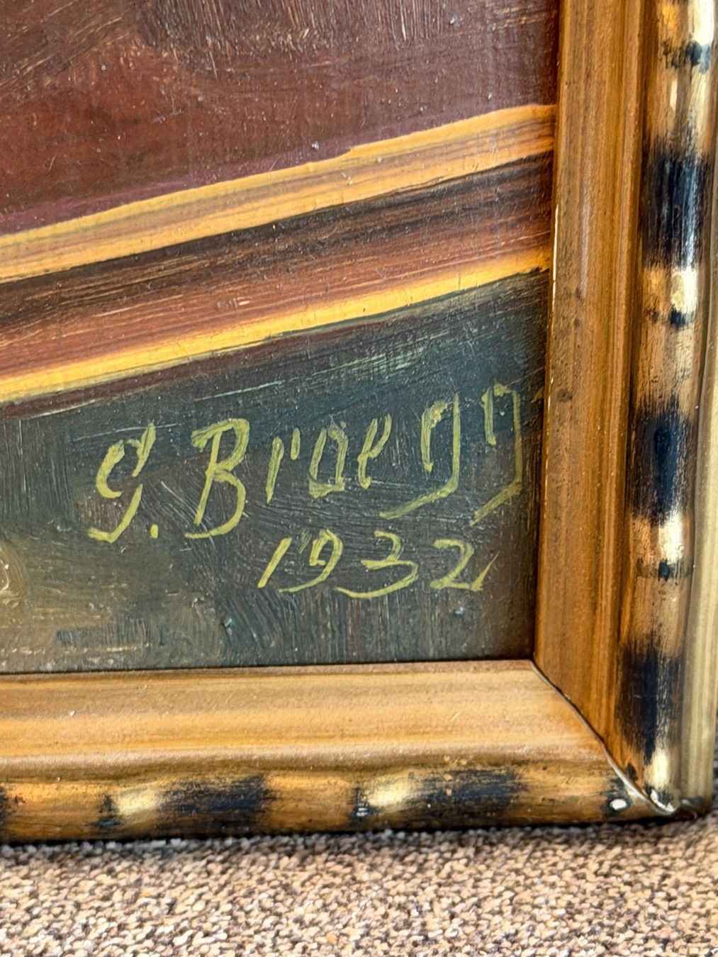 Dipinti: 1932 G. Braegg - wunderschön Original Gemälde – Usato da Basel venduto da PAUL_ART 4