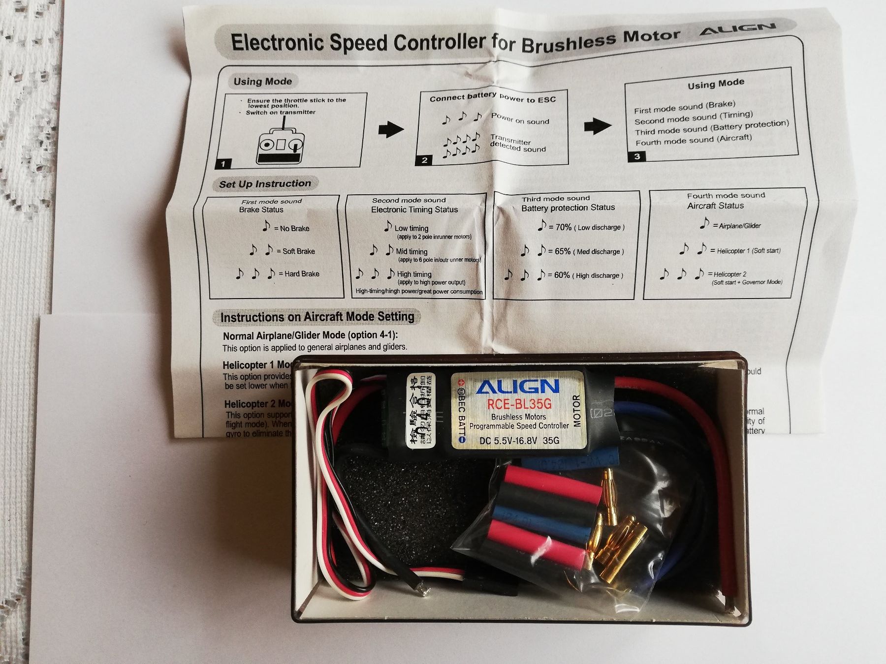 Modellismo RC: Brushless-Regler ALIGN RCE-BL35G – Nuovo e nell'imballaggio originale da Witterswil venduto da ushornet 1