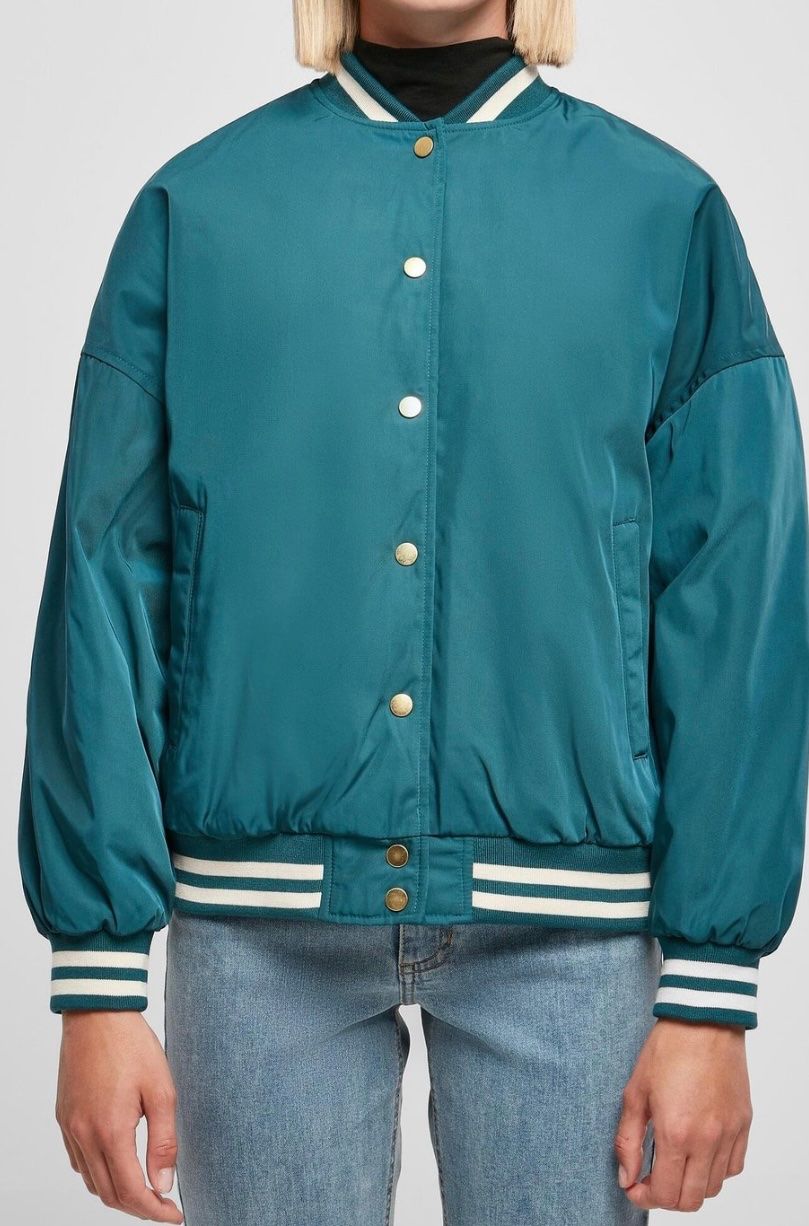 Jacken: Urban Classics College Jacke Türkis – Neu (gemäss Beschreibung) aus Zürich von mrsjack