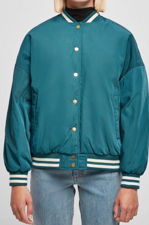 Urban Classics College Jacke Türkis