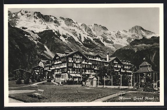 Cartes postales: AK Mürren, Teilansicht – D'occasion à Berlin par bartko-reher