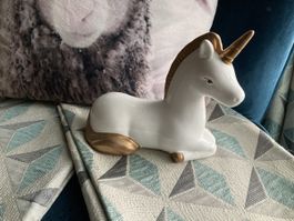 Tirelire Licorne en céramique-maison du monde-comme neuv