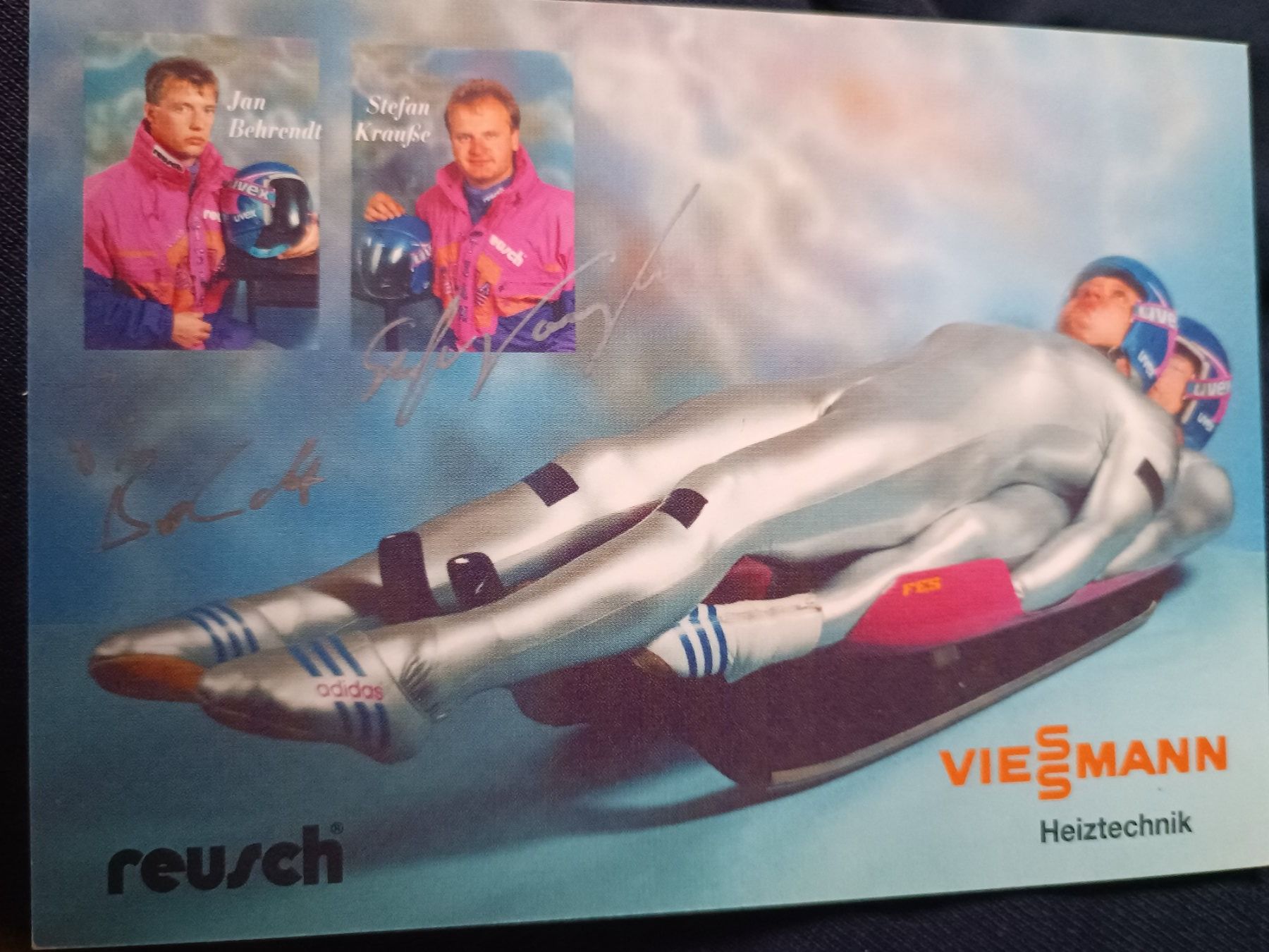 Autographes: Stefan Krause & Jan Behrendt - Olympia Gold 1992 – D'occasion à Menziken par Artographs