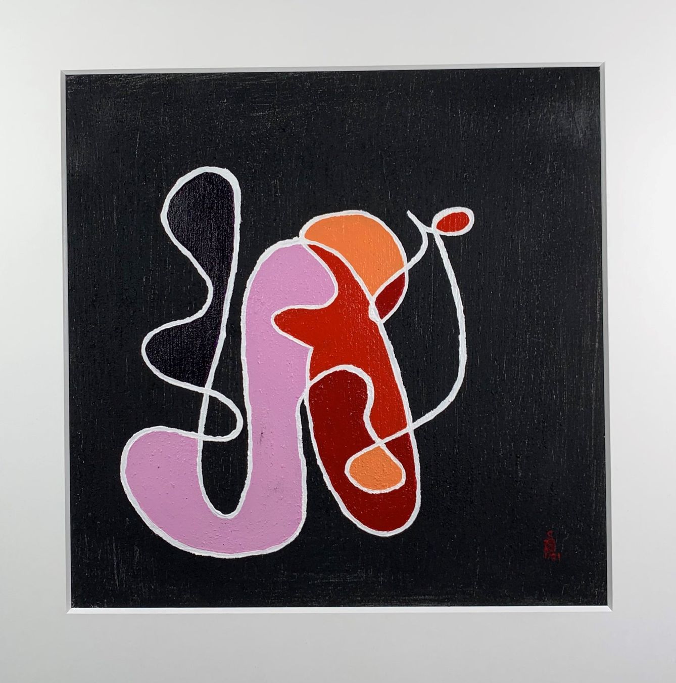 Gemälde: Original Schweizer Kunst: Die Versöhnung – Gebraucht aus Basel von EsZed 1