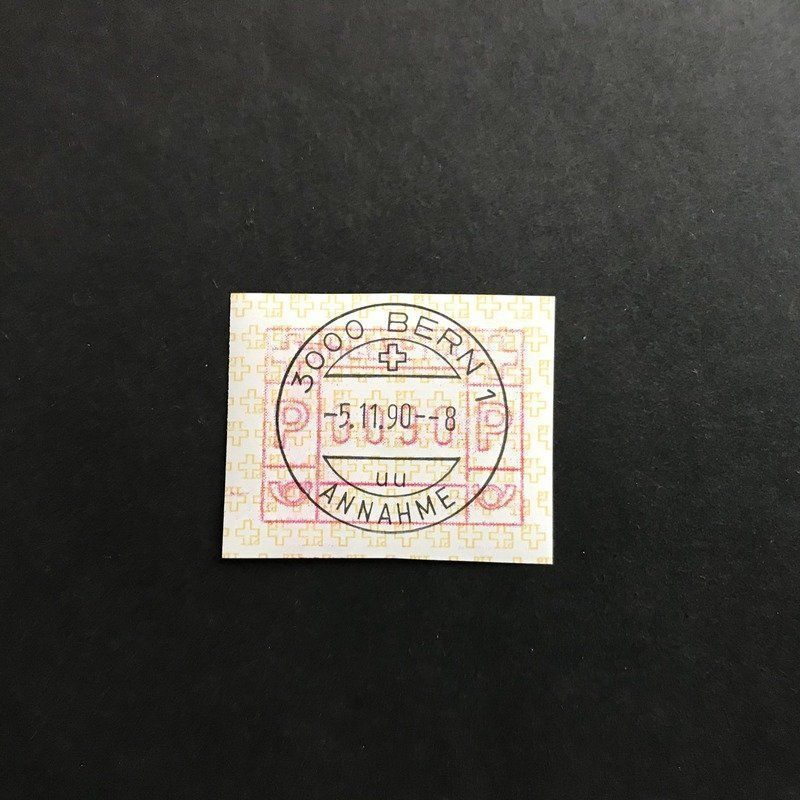 Tutti i francobolli: ATM 8 A, gestempelt ET BERN 9.11.90 – Usato da Uitikon Waldegg venduto da Gooddeal05