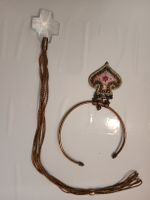 Halsband mit einem Herz, Halsanhänger mit Kristal, Paris
