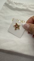 Dior Gold Star Pin Brooch 1.8*1.8cm