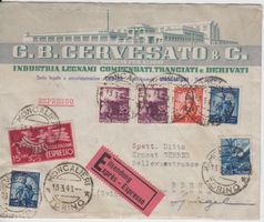 Italia: Illustrierter Brief 1948 nach Bern