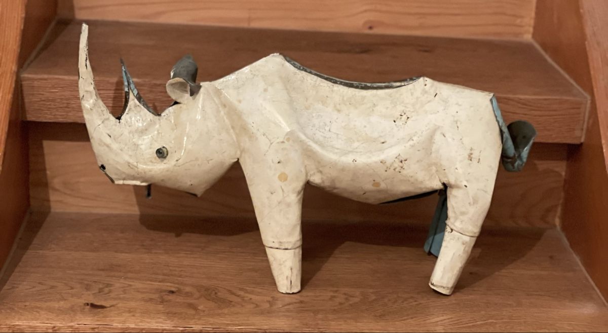 Tutte le decorazioni: Deko-Figur Nashorn aus Blech  – Usato da Schaffhausen venduto da marakesch41 1