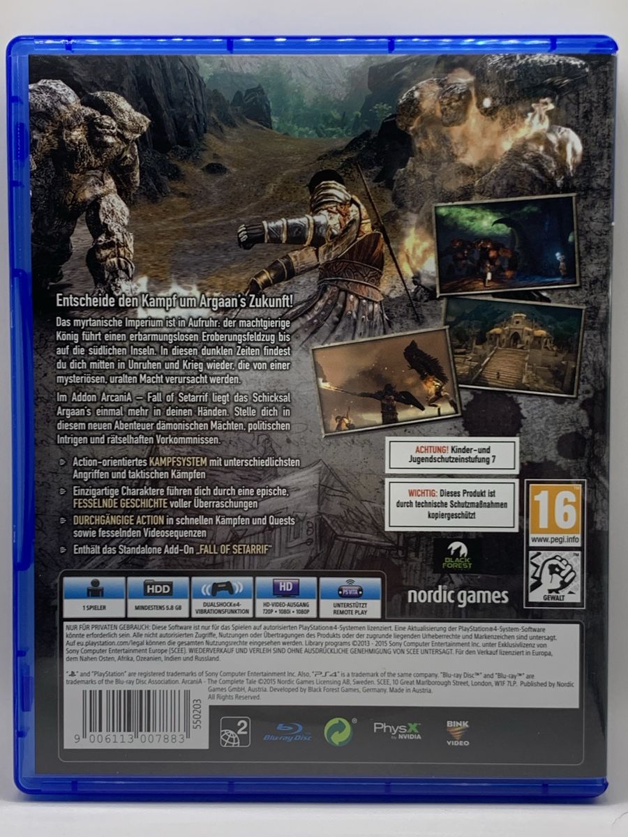 Sony Giochi: Arcania: The Complete Tale - PS4 – Usato da Ostermundigen venduto da RG-Collector 1