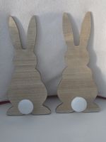 Décoration murale Lapins de Pâques en bois, Atmosphera🐰
