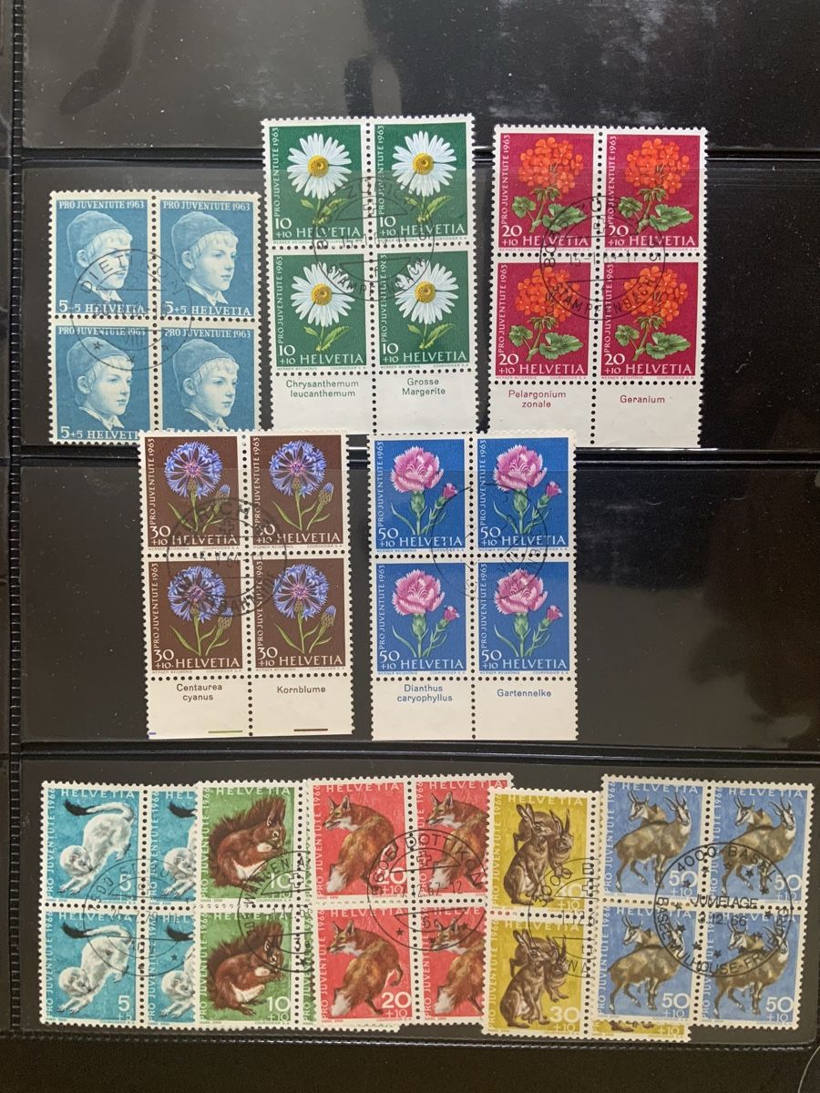 Alle Briefmarken: Juventute Briefmarken – Gebraucht aus Binningen von chr_cr5n