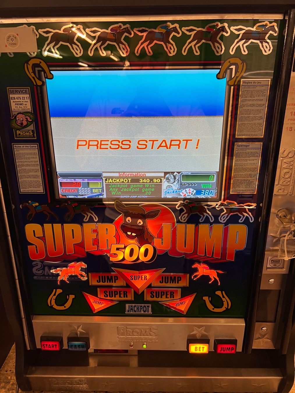 Slot Machine: Super Jump 500 Proms – Usato da Avry-sur-Matran venduto da Krst91