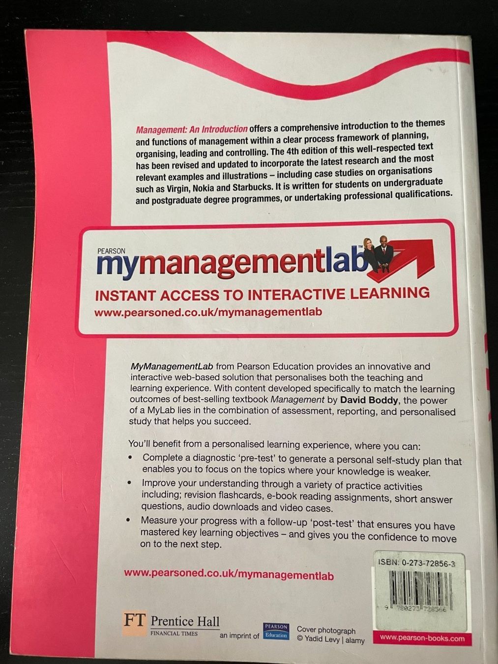 Libri: Management - An Introduction / Boddy – Usato da Hombrechtikon venduto da Uptowns 2