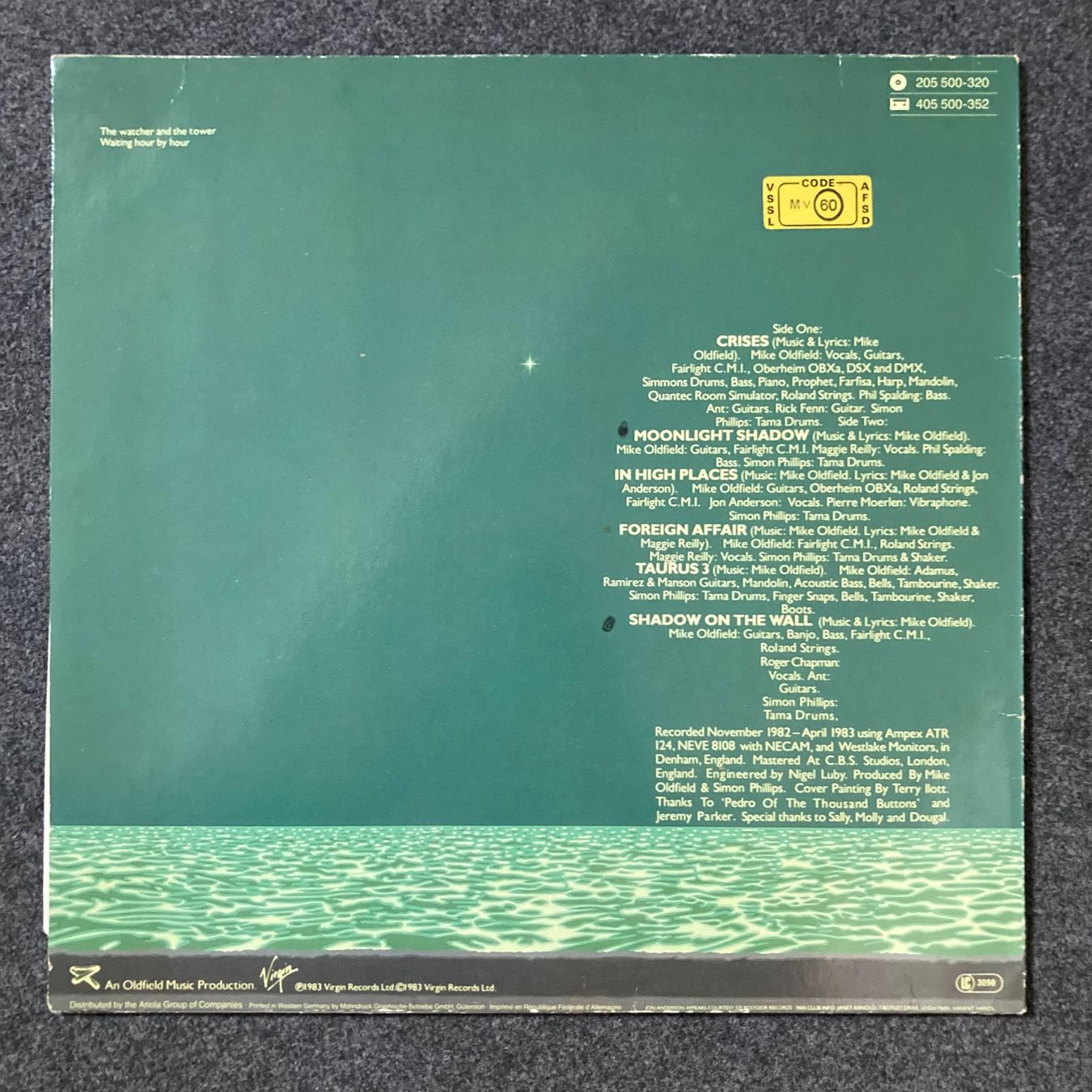 Vinyles: LP - Mike Oldfield - Crises – D'occasion à dachsen par oheio 1