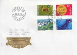 1976578-81 Gotthardmassiv Tierschutz Energie WM Davos FDC