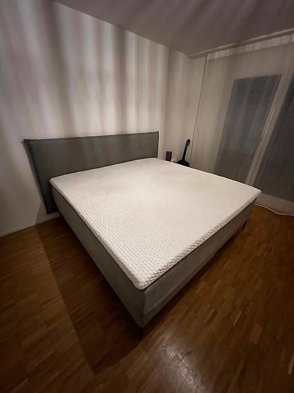 Letti: Emma Diamond Boxspringbett 200x200 cm  Light Grey – Usato da Aarau Rohr venduto da lor_7r2q 1